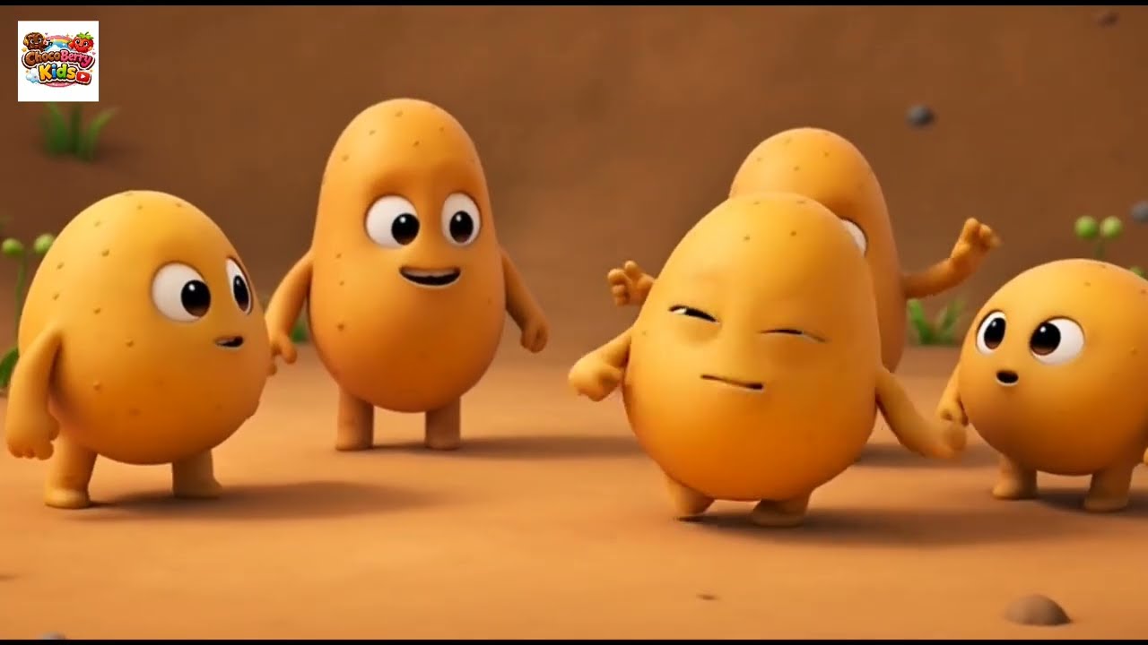 Panch Chhote Aalu l पांच छोटे‌ आलू l ChocoBerry kids l Hindi Rhymes l Nursery Rhymes l Kids Rhymes