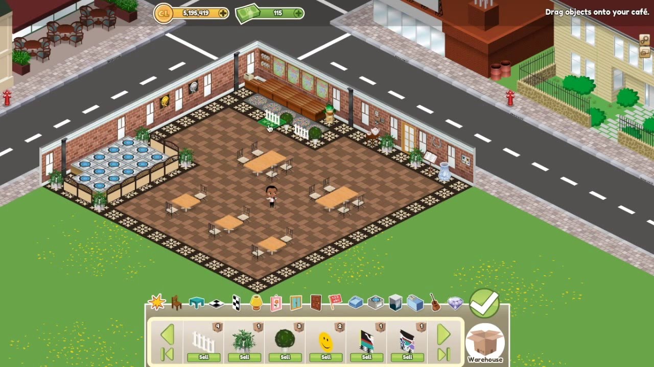 Designing my Cafeland Café!