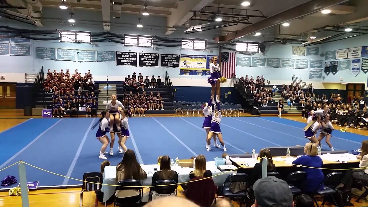 Sayville Varsity Cheer- First Place routine!