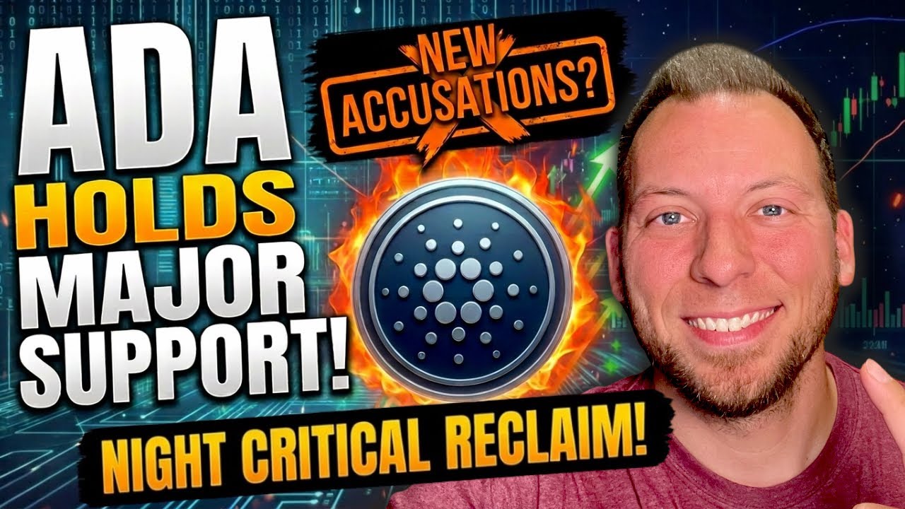CARDANO &mdash; ADA удерживает важную поддержку! NIGHT возвращает критический уровень! Новые обвинения ...