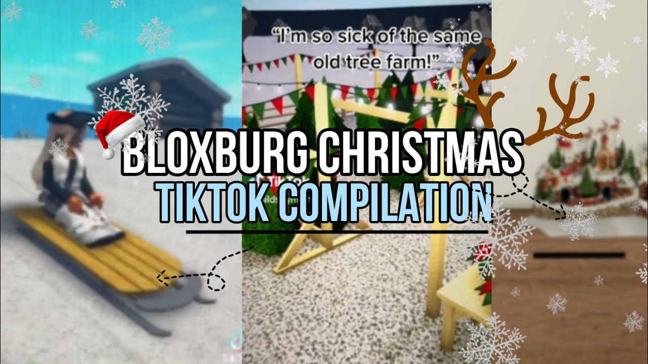 Bloxburg Christmas TikTok compilation |DaLorderay| #Part1 🎄❄️