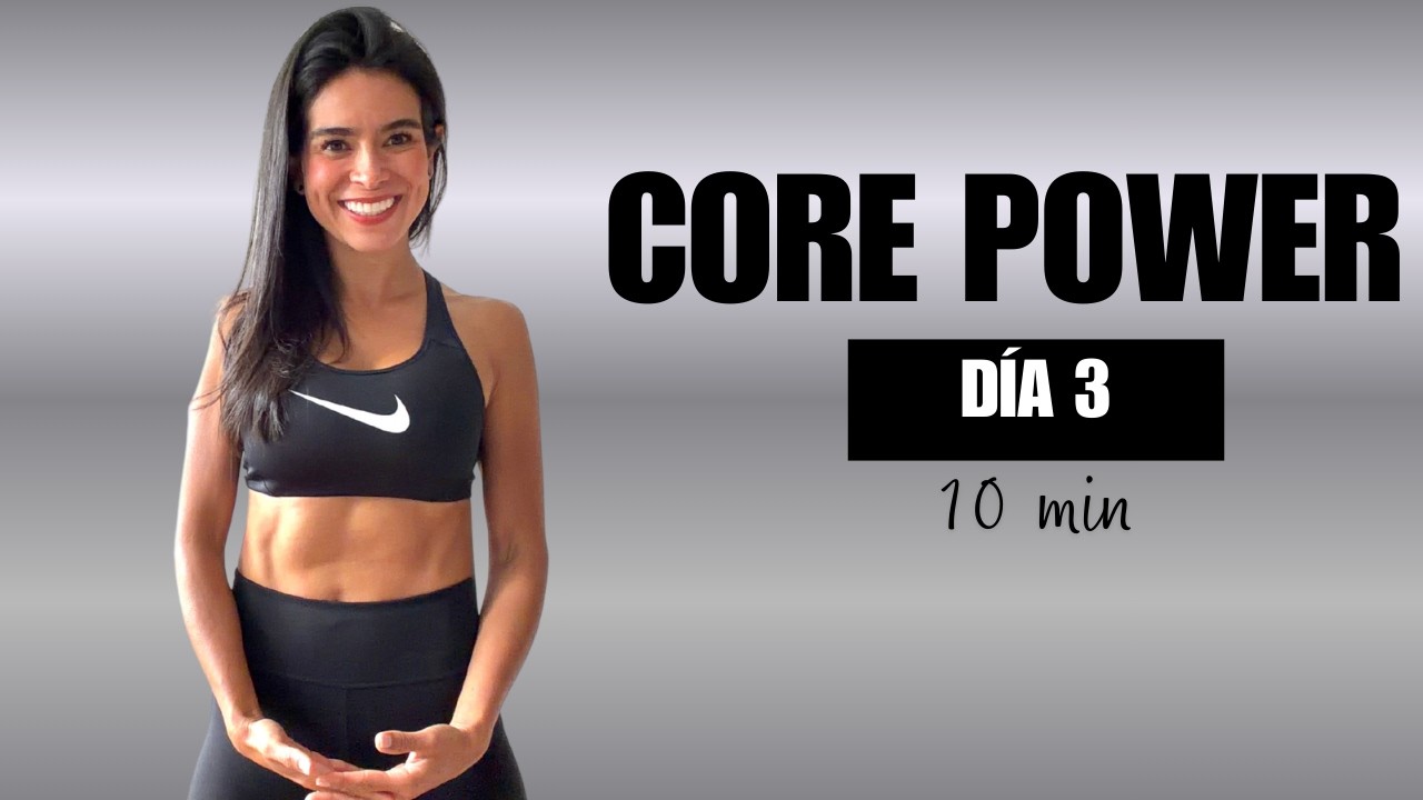 Core & Abdomen ‎en 10 Minutos Nivel Intermedio| Sin Equipo ‎| Día 3 ‎|  Natalia Garcia