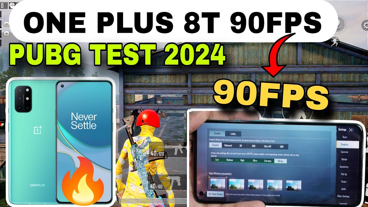oneplus 8t pubg test 🔥 | one plus 8t price in Pakistan 2024 | one plus 8t PUBG mobile/bgmi test 2024