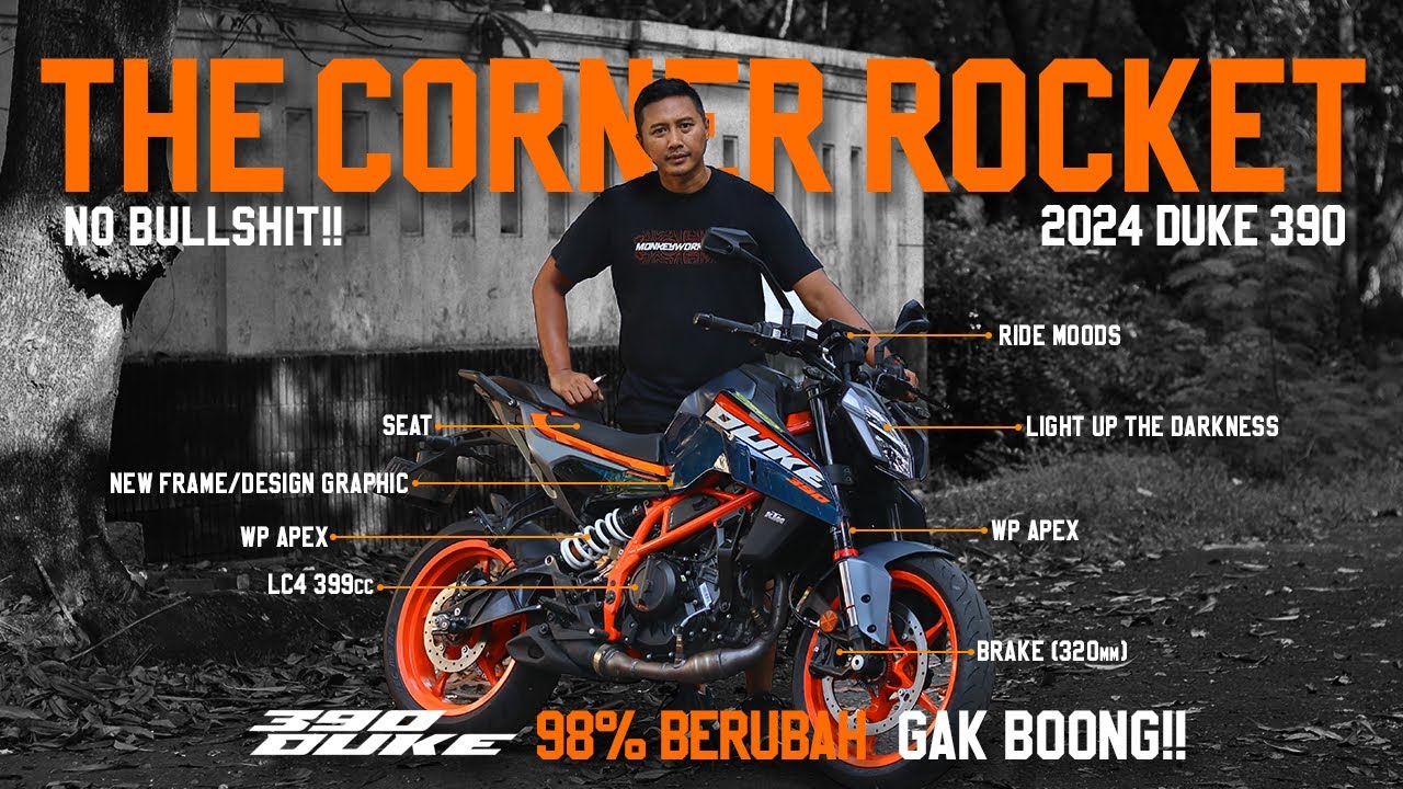 KTM 390 THE CORNER ROCKET 98% DIFFERENT