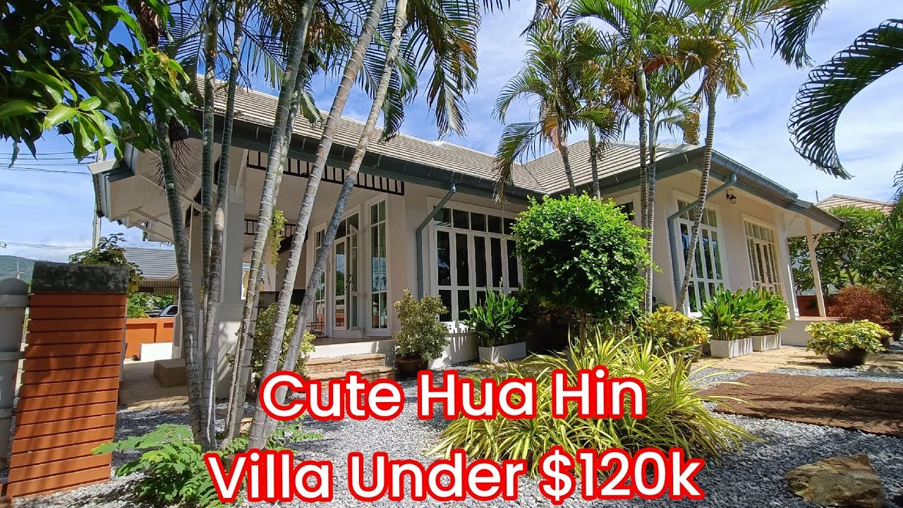 Private bachelor pad/couples home on quiet corner of complete estate in Hua Hin