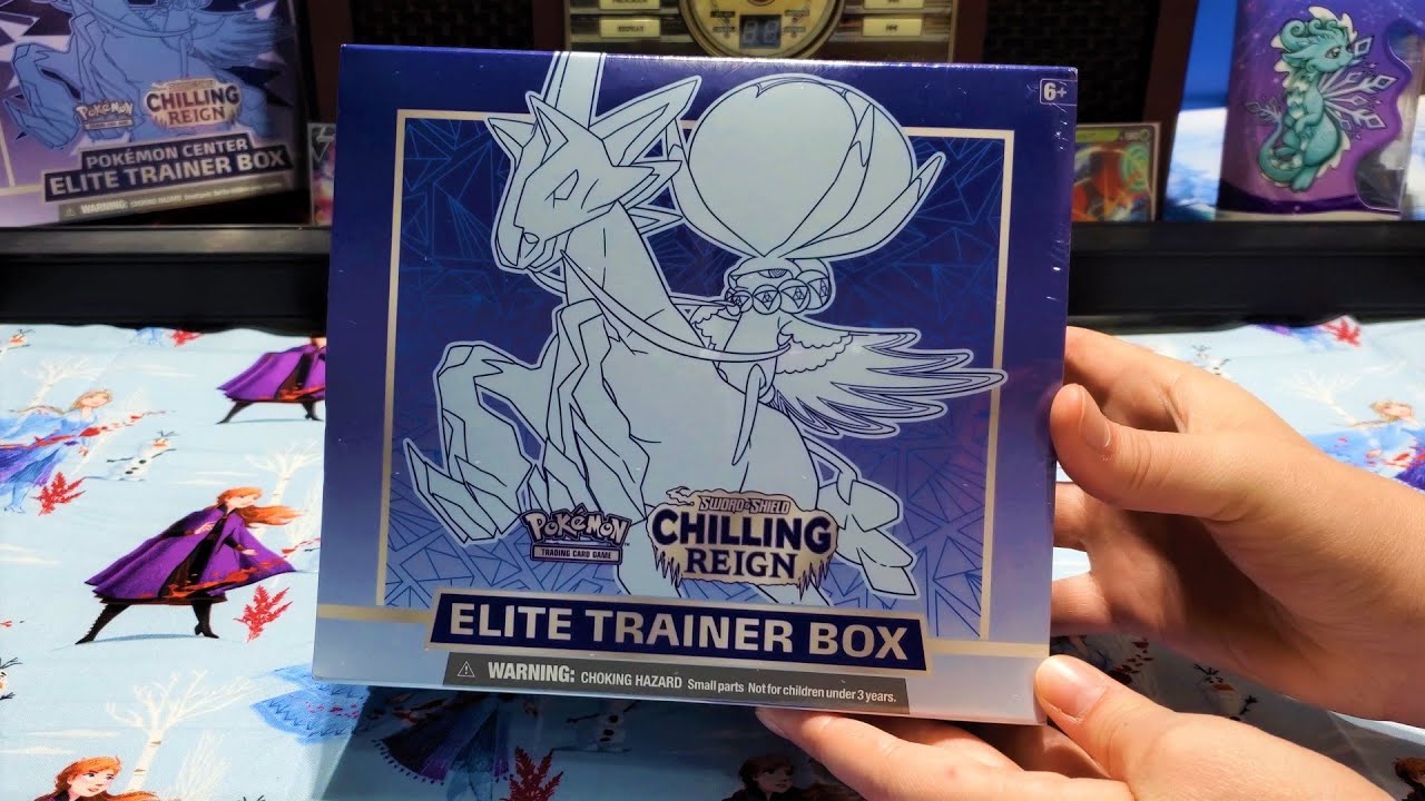 Opening Pokemon Chilling Reign ETB | Elite Trainer Box (Ice Calyrex) | Pokemon Cards and Chill