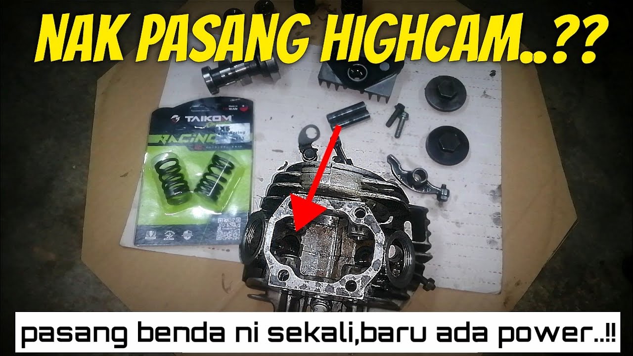 FUNGSI SPRING VALVE RACING 🔥HATI-HATI RISIKO PADA ENJIN ‼️