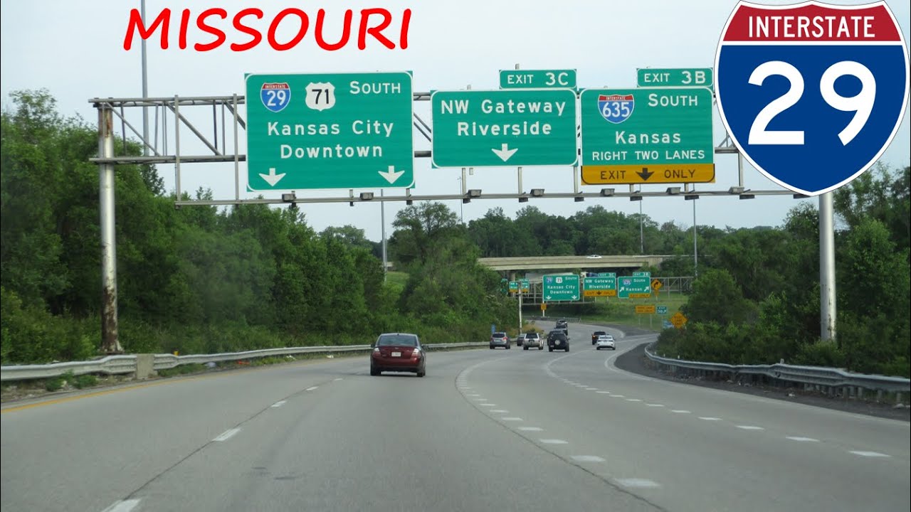 Interstate 29 - Missouri southbound [FULL LENGTH VIDEO]