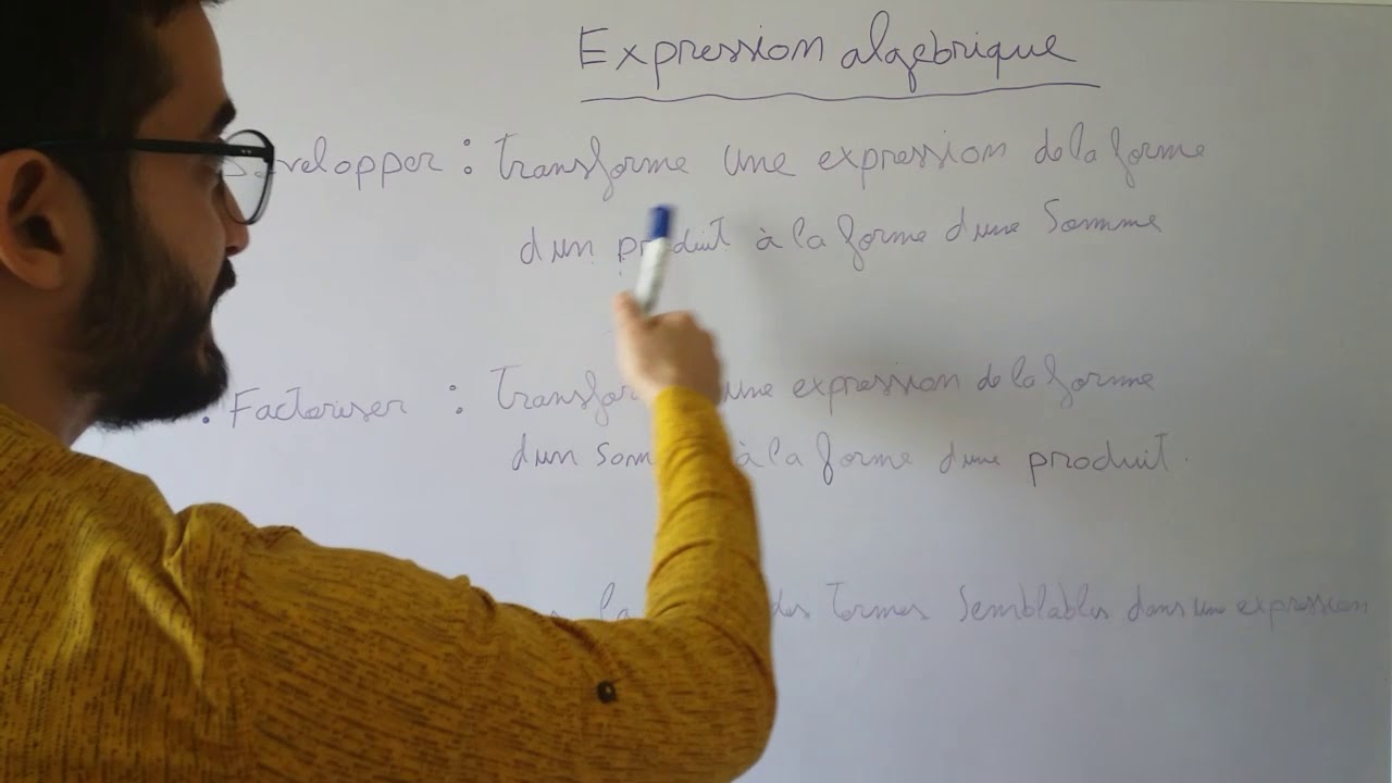 Chapitre Expressions algebriques Eb7
