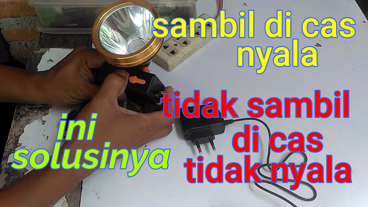 CARA PERBAIKI SENTER KEPALA YANG RUSAK