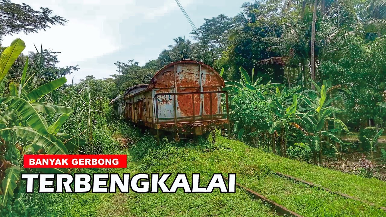 MENELUSURI JALUR KERETA NONAKTIF DARI EKS STASIUN PURWOREJO SAMPAI KUTOARJO, BANYAK GERBONG TUA