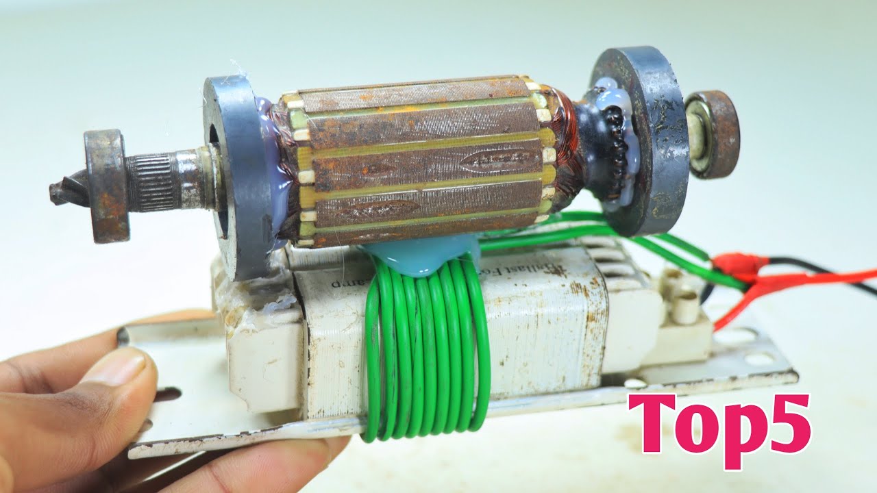 Top5 How to Make 220Volt Free Energy Generator With Big Magnet Transformer At Home