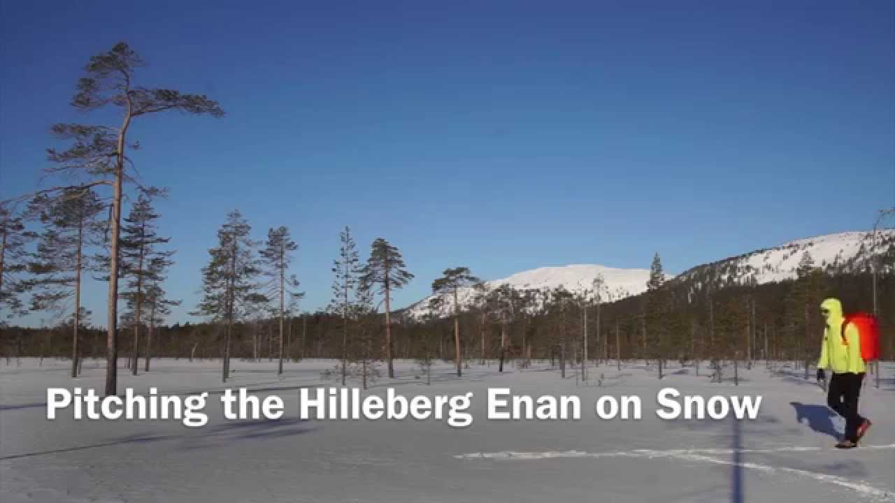 Hilleberg Enan on Snow