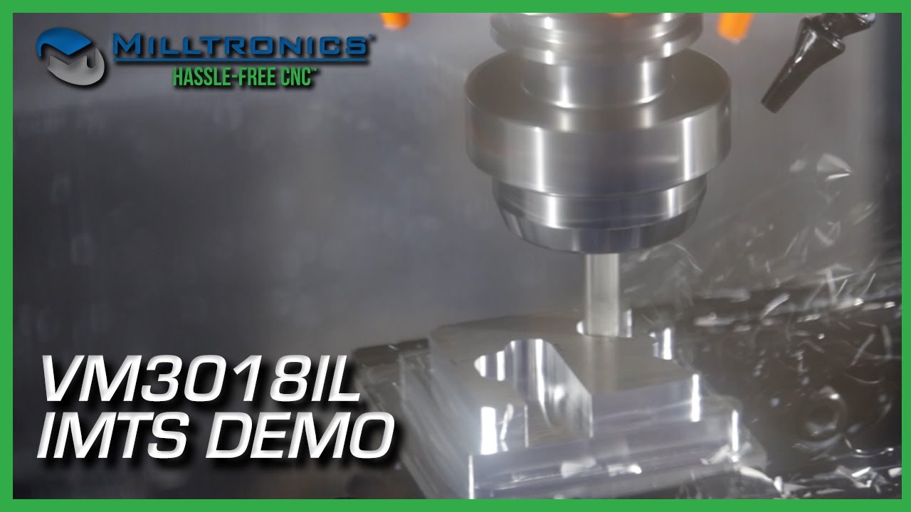 Milltronics VM3018IL IMTS 2022 Demo | CNC Mill | Inline Spindle