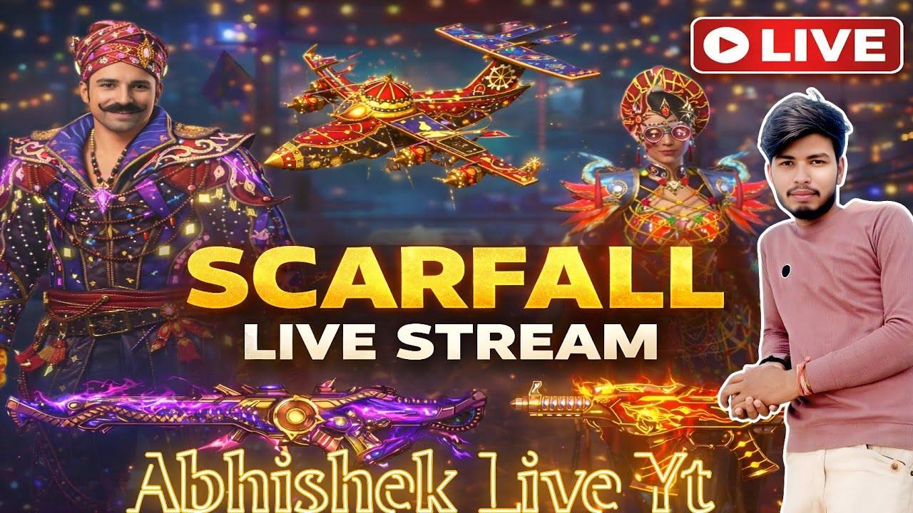 🔴 Live RANK PUSH TO SAMARAT  🔥SCARFALL 2.0   GAMPLAY  ROOM 🎮 / JOIN TEAM CODE🔥  Gaming  #scarfall