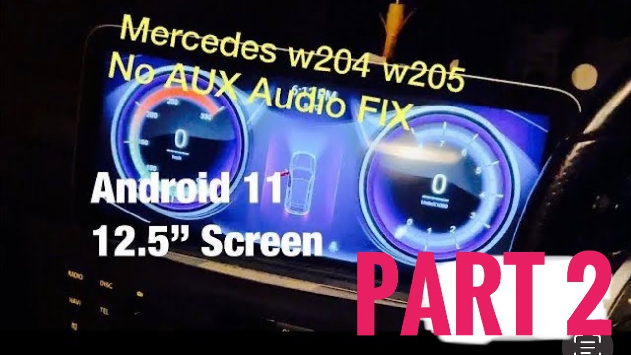 HOW TO FIX NO SOUND AFTER FITTING ANDROID 11 HEADUNIT! Mercedes Benz W204 Part 2