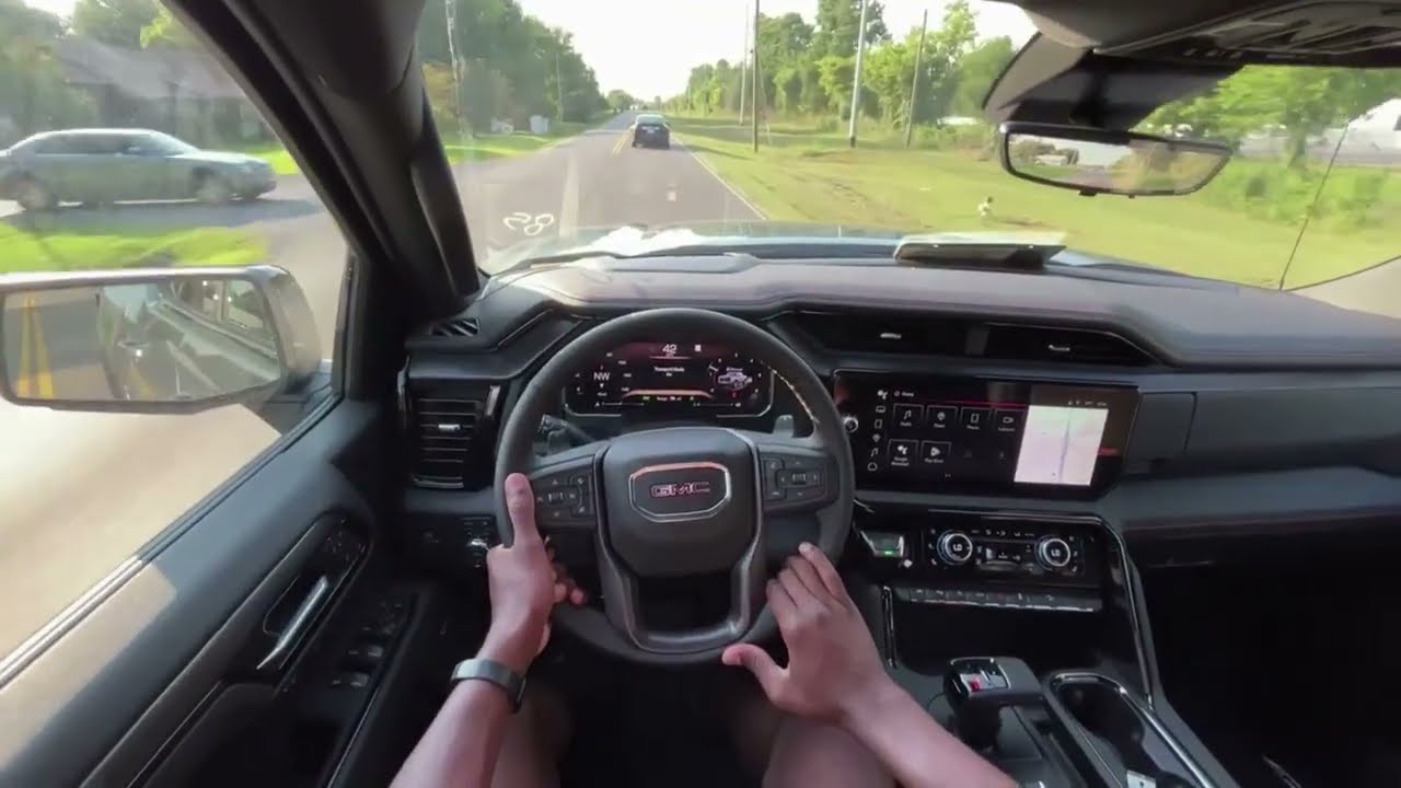 Тест-драйв GMC Sierra 1500 AT4 DURAMAX 2026 года (впечатления от вождения, разгон)