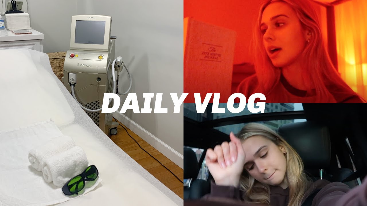 vlogggg| laser hair removal talk, bedtime routine, hauls & more!