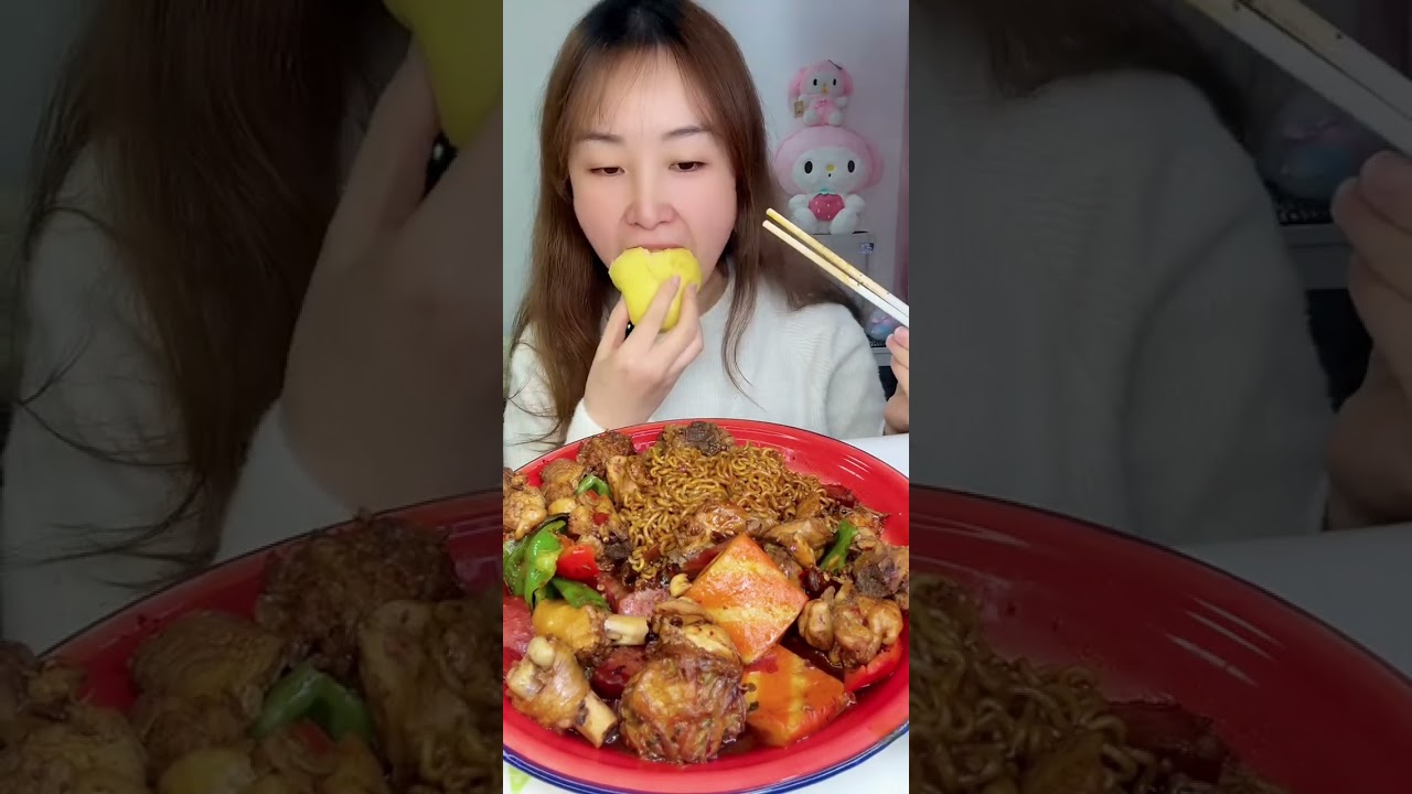 MUKBANG EATING VERY DELICIOUS FRIED FOOD #mukbang #eatingsounds #003