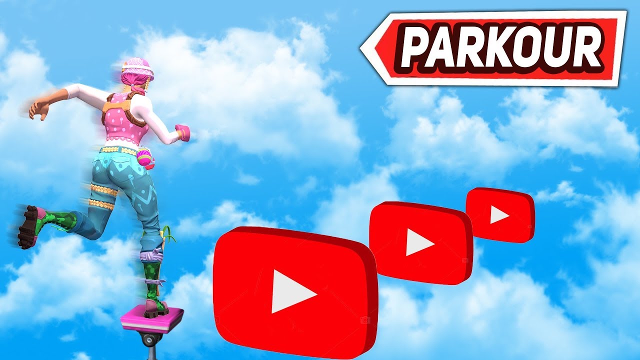*PARKOUR IMPOSIBLE YOUTUBER*  FORTNITE PARKOUR