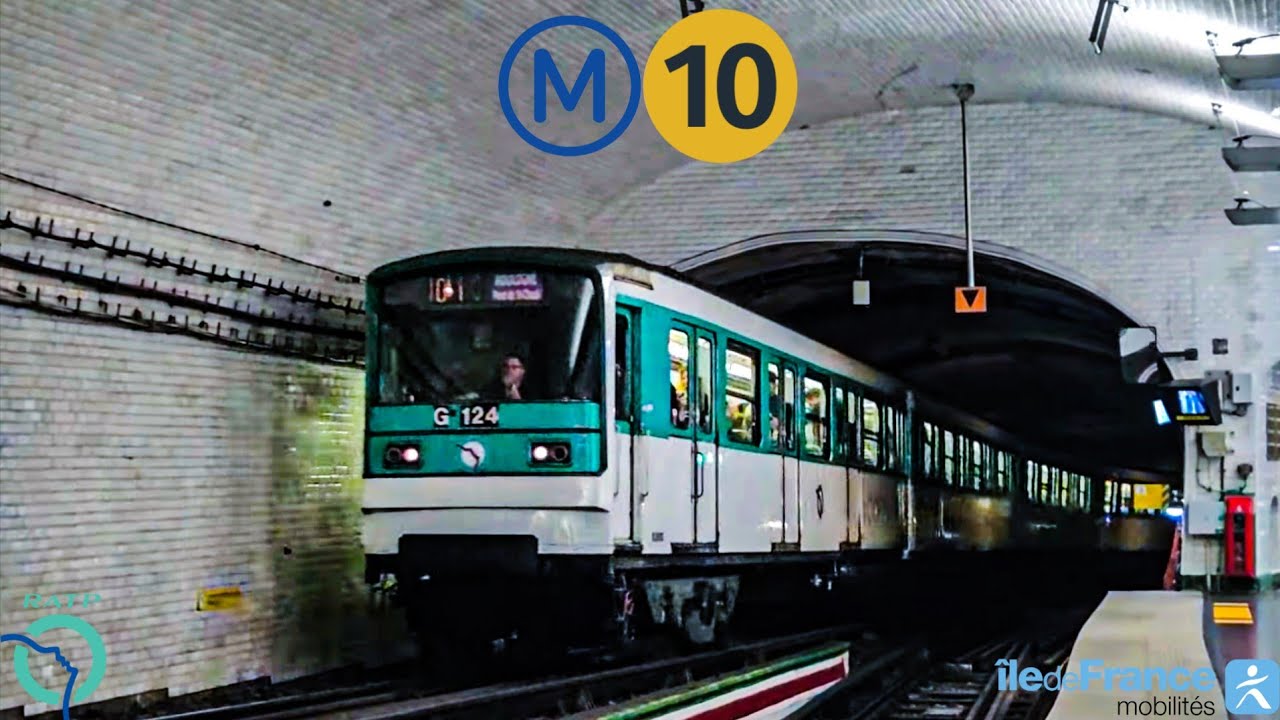 Métro 10 RATP : La fin approche des MF67 sur la ligne 10