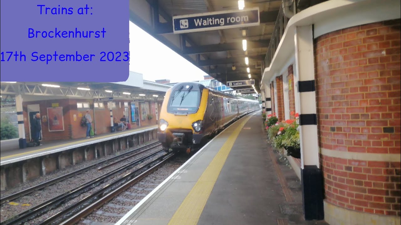 Trains at: Brockenhurst (17th September 2023)