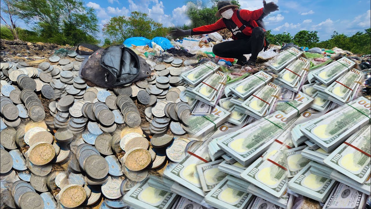 TOP VIDEO- Picking up bottles and plastic on the side of the river, I picked up a lot of money $$.