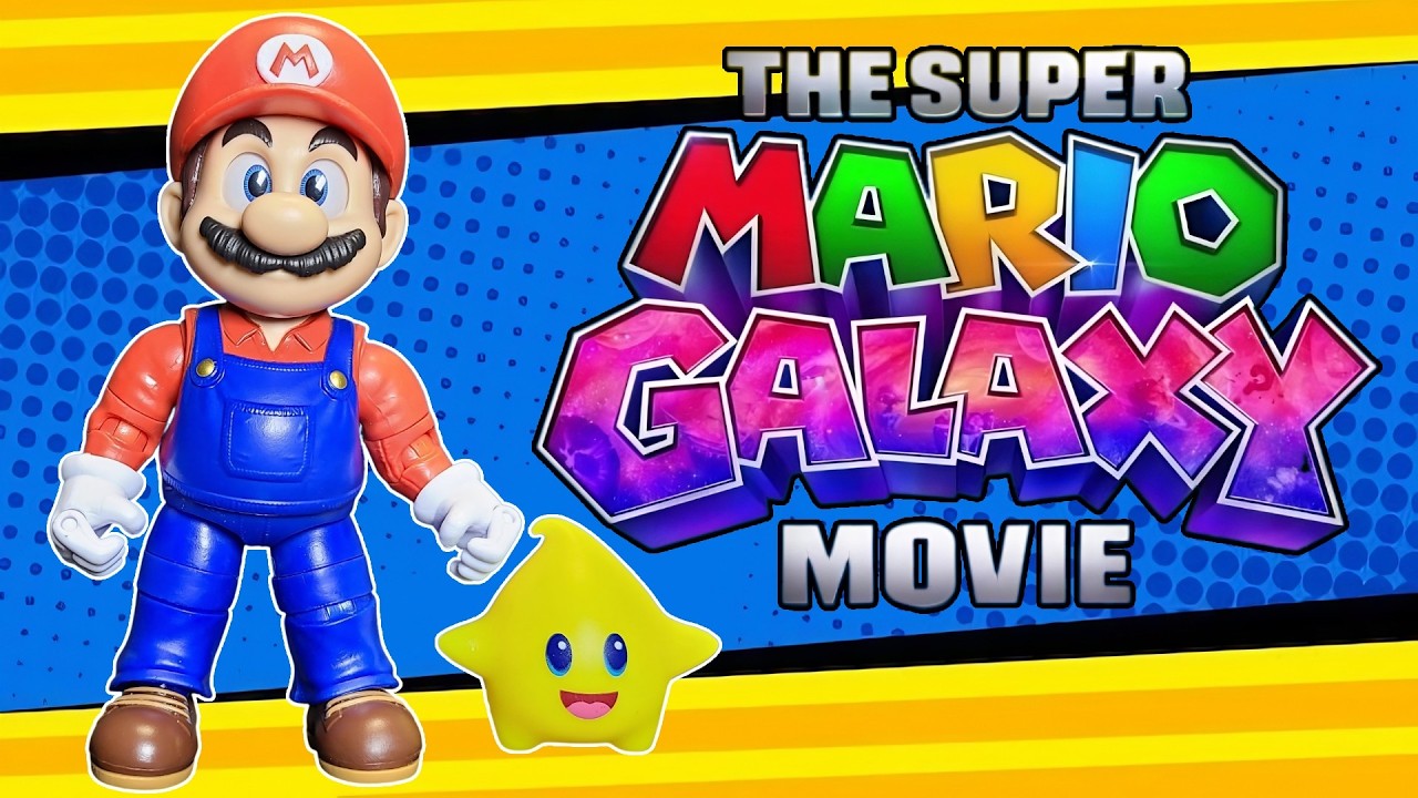 Super Mario Galaxy Movie Mario - Jakks Pacific Action Figure