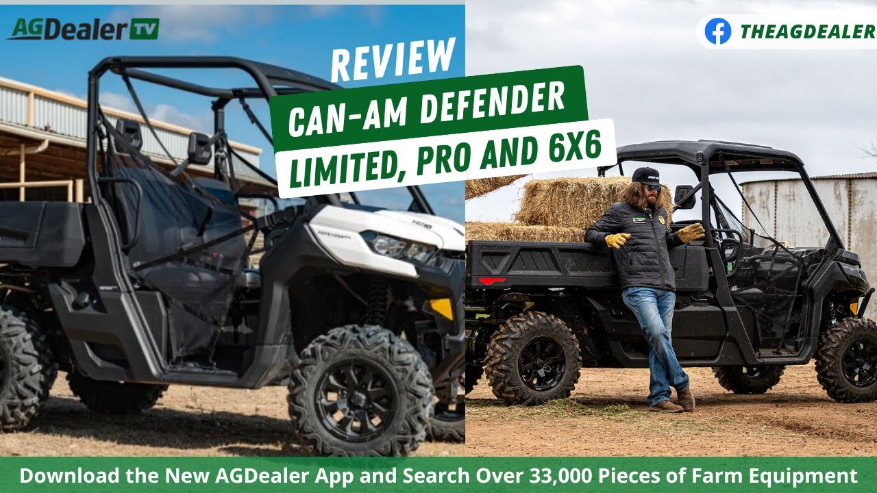 Scott Garvey talks with Can-Am Defender Product Manager about the new Defender Limited, Pro and 6x6