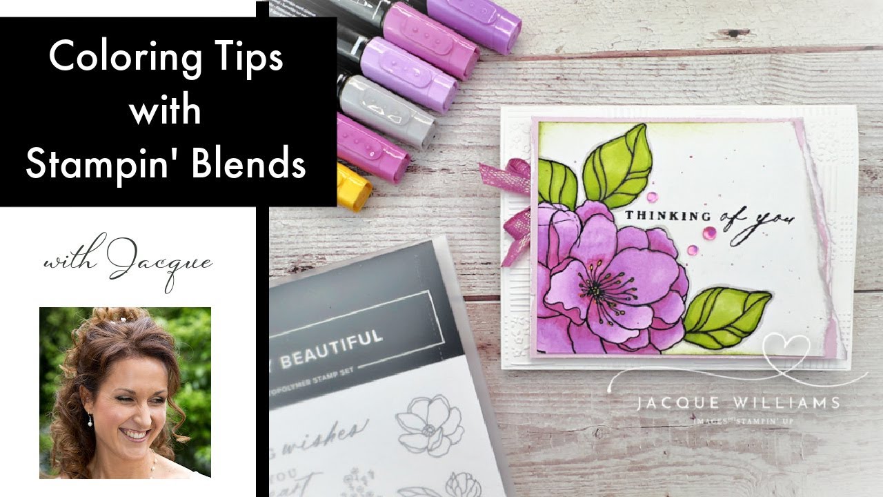 Советы по быстрому раскрашиванию с помощью Stampin' Blends от Simply Beautiful