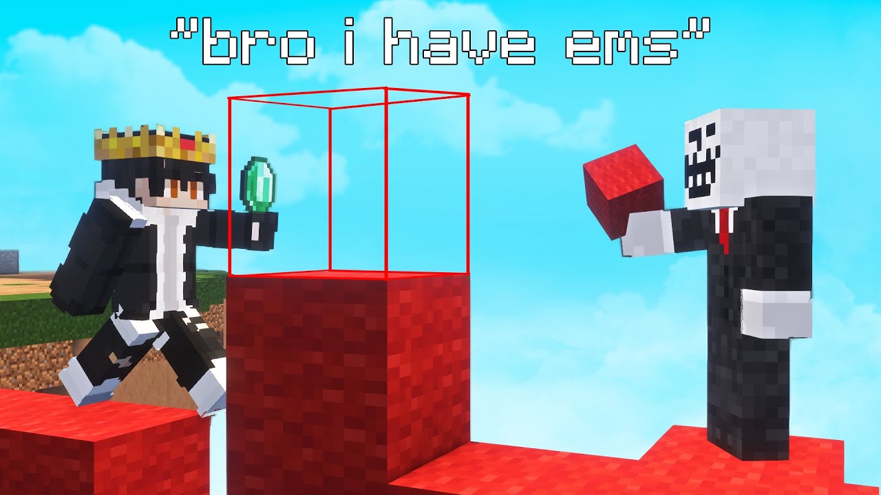 Bedwars, but my friend is CONSTANTLY THROWING