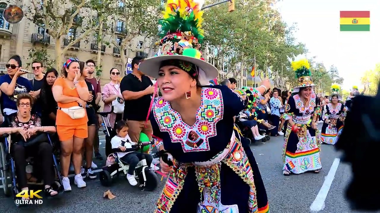 #Hispanidad_2023 #Barcelona  #Rua #Danza_Baile #Tinkus #Bolivia
