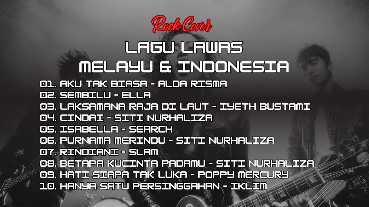 Kompilasi Cover Lagu Lawas Versi Rock 🤘 Nostalgia 90an Melayu & Indonesia (Full Album)🔥