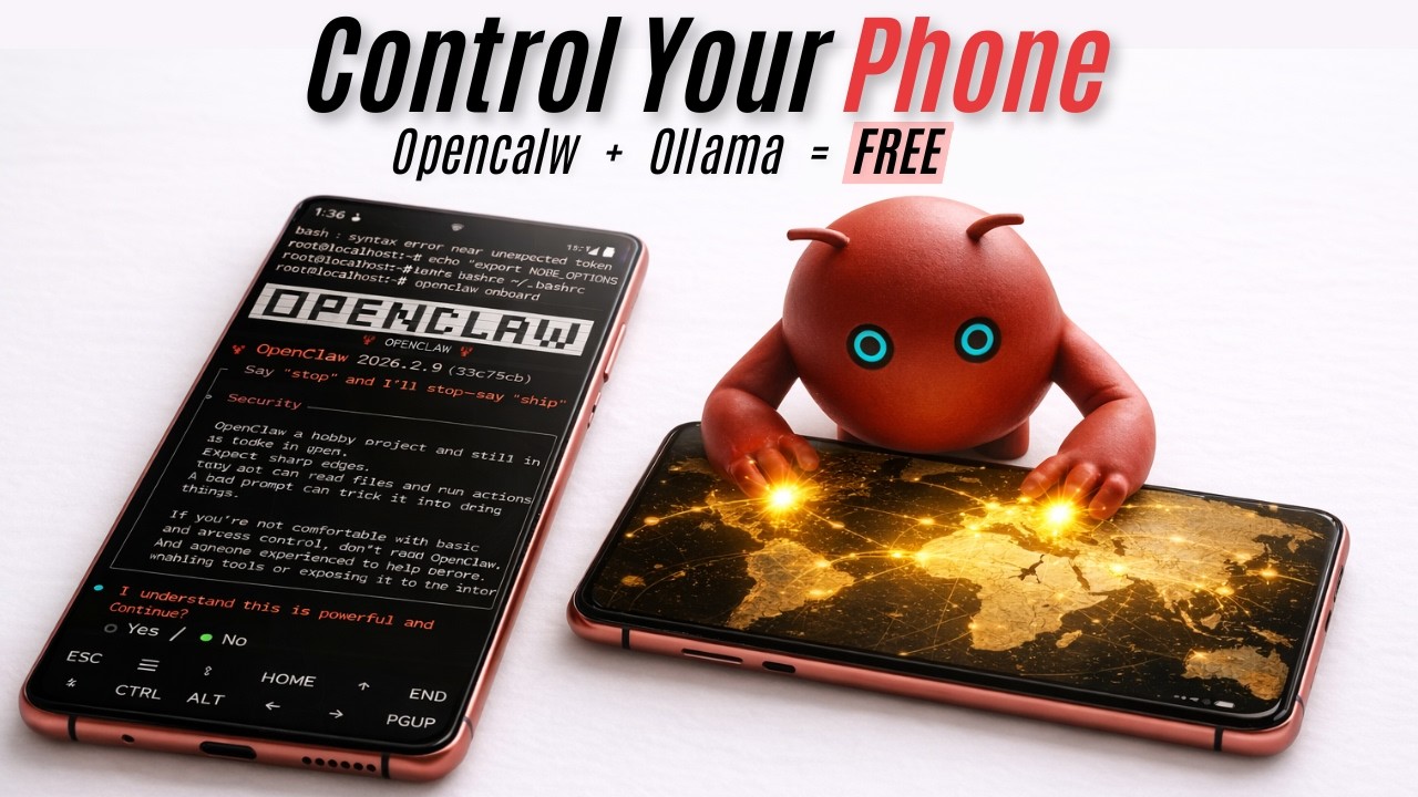 Full Phone Control With OpenClaw on Android (Free & Without Root)