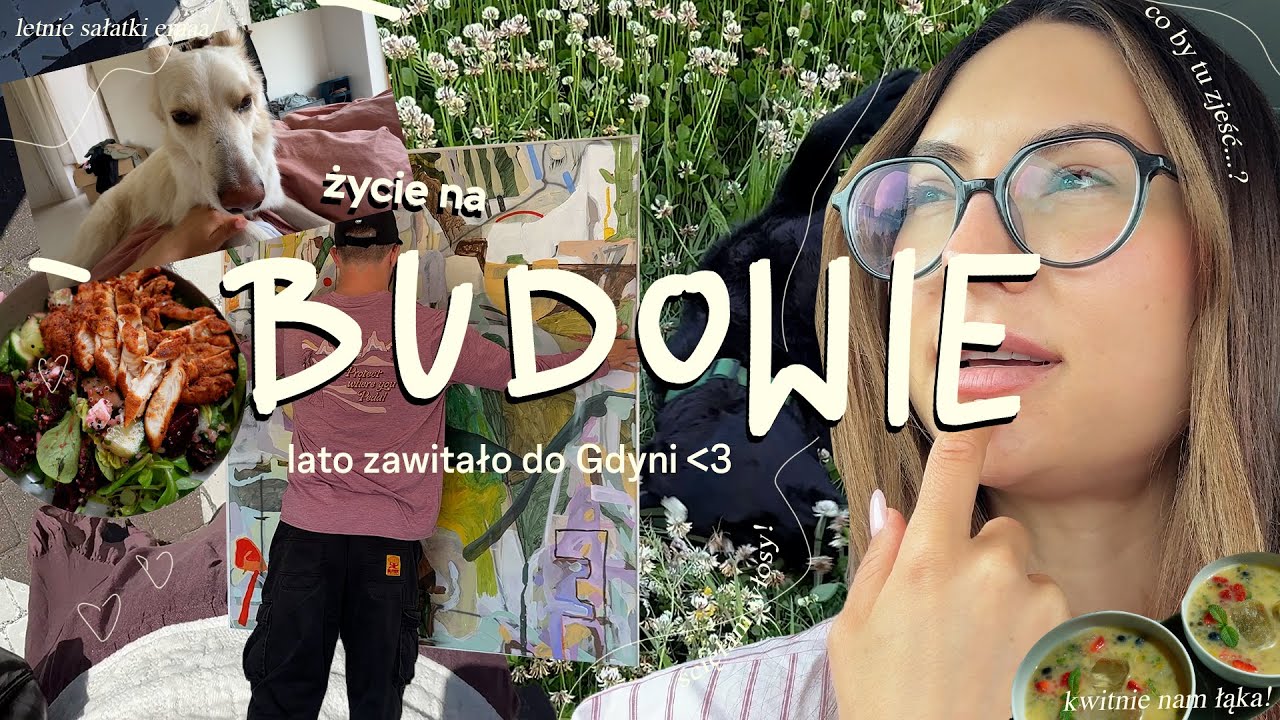 BUDOWLANY VLOG🏠/ jesteśmy naszymi hormonami / desery i sałatki na gorące dni / test indukcji / biuro