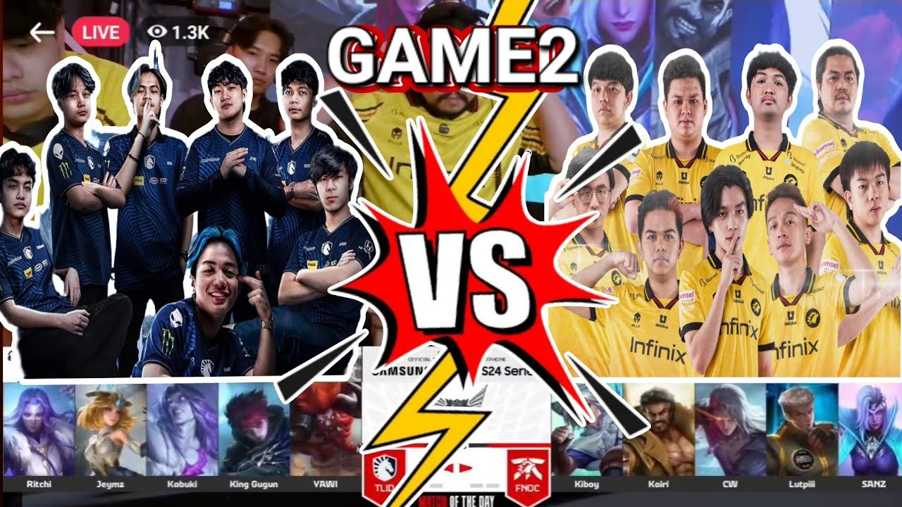 (MPL INDONESIA 🇮🇩 S14) TEAM liquid VS FANATIC onic GAME 2 CASTER ENGLISH WEEK 1 day 1 Mobile Legends