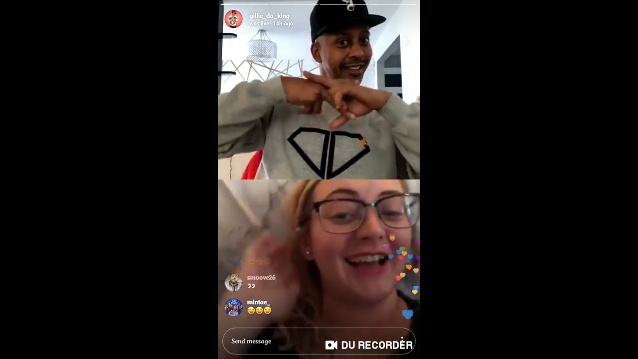 Gillie Da Kid Instagram Live with Fans | White Girl Calls Herself A Black Woman