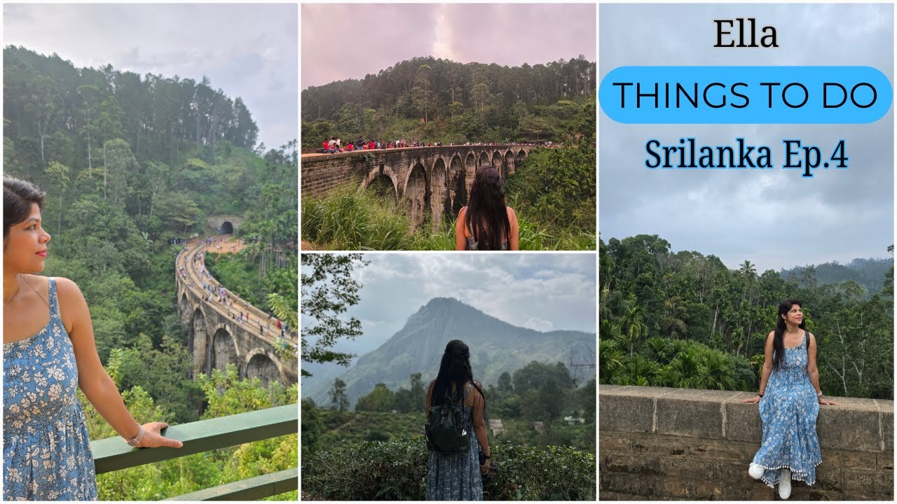 Exploring Ella - Top Things to Do | Ravana waterfall, Ella Cafes, Nine Arch Bridge | Sri Lanka Ep.4