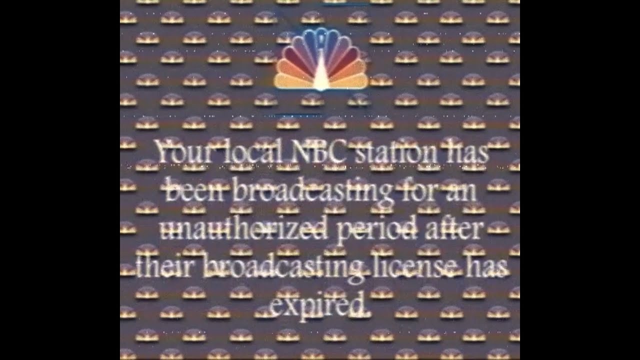 NBC - Anti-Piracy Screen (1980s)