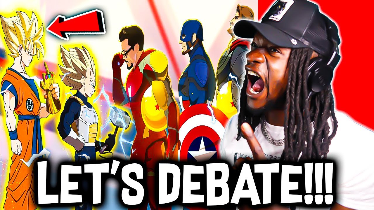Dragon Ball Z против Marvel Avengers в ЭПИЧЕСКОЙ битве кроссоверов! (РЕАКЦИЯ)