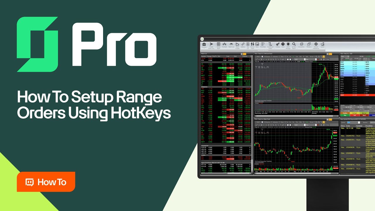 ZeroPro | How To Setup Range Orders Using HotKeys
