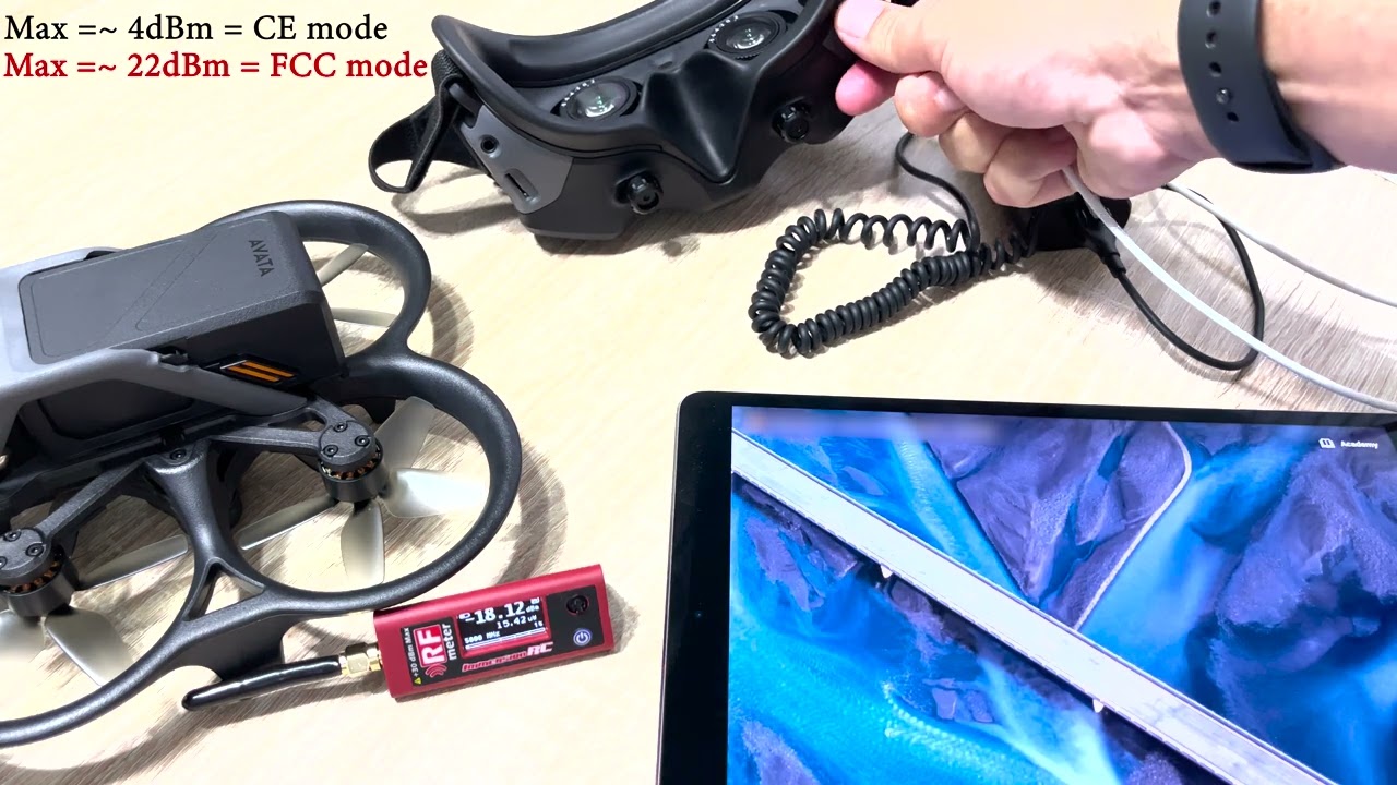 DJI Avata FCC vs CE power