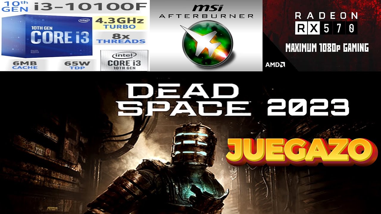 Dead Space Remake (2023) recreado para ofrecer una experiencia más inmersiva GAMEPLAY i3 10100 RX570