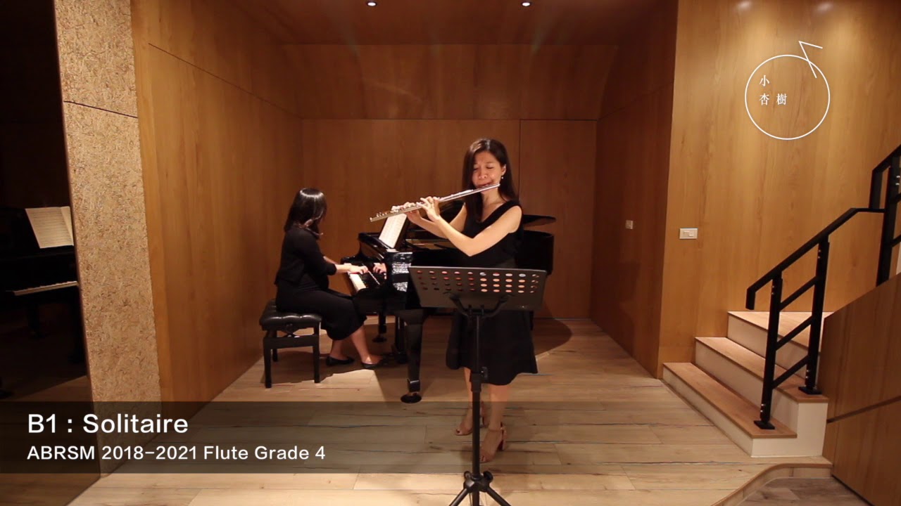 ABRSM GRADE 4 2018-2021 Flute Exam Pieces B1 : Solitaire
