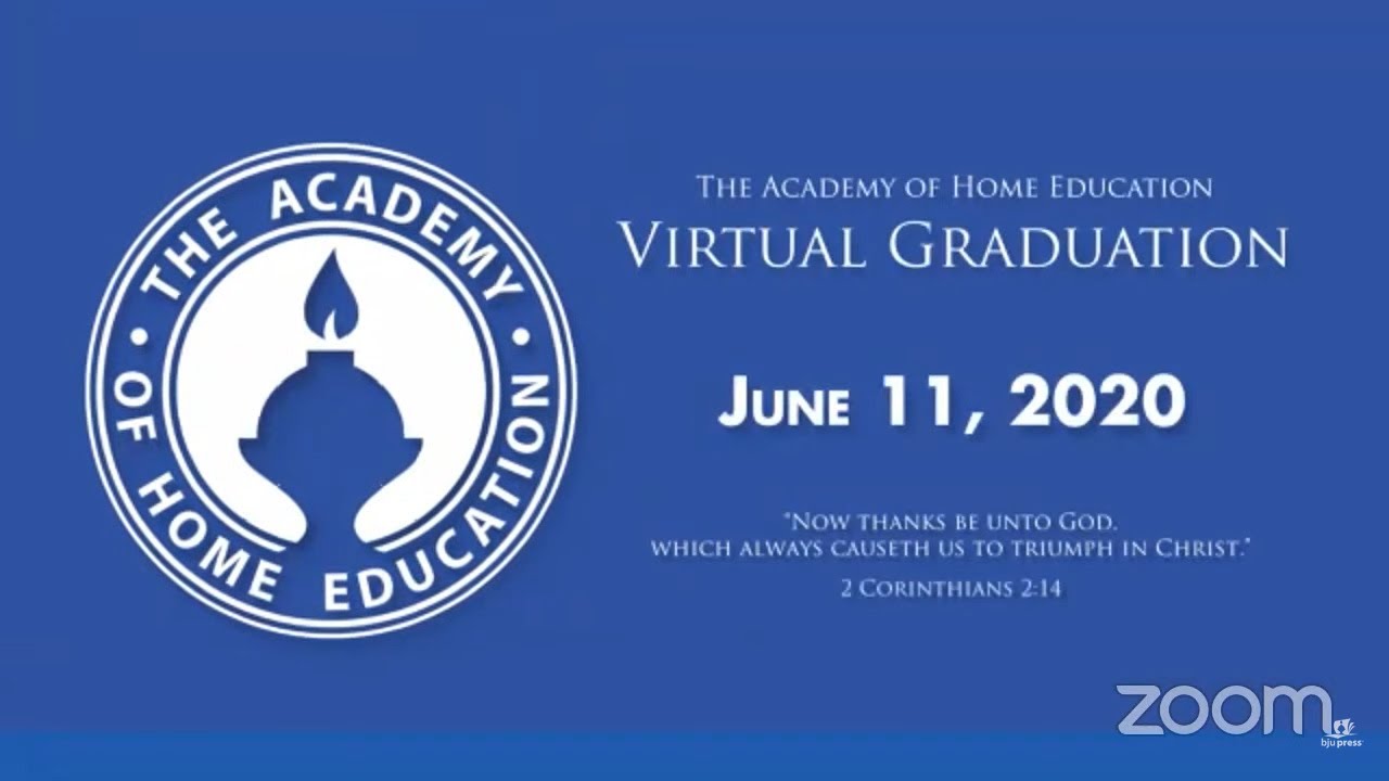The Academy of Home Education 2020 Graduation Ceremony