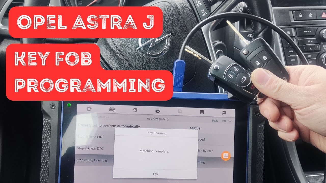 2009-2014 Opel Astra J Key fob programming. How to program key for Opel Astra J. Full version