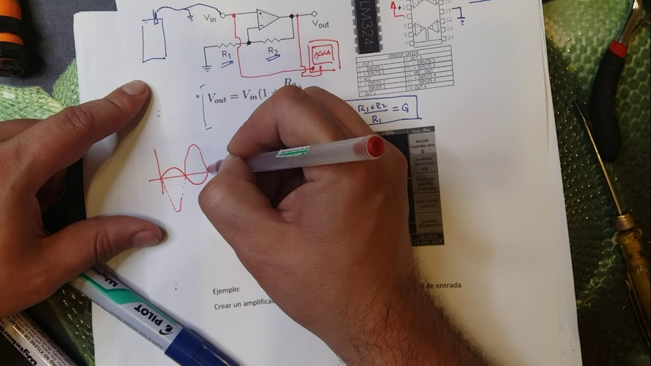 Clase Electronica   Amplificador operacional no inversor
