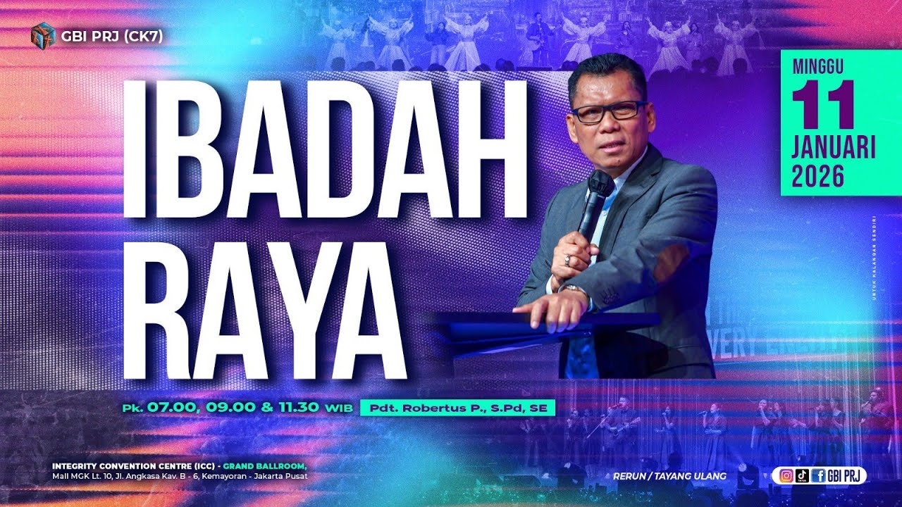 THE GREAT COMMISSION - Pdt. Robertus Purwadi, SPd, SE - Onsite I - III 11 Januari ‘26