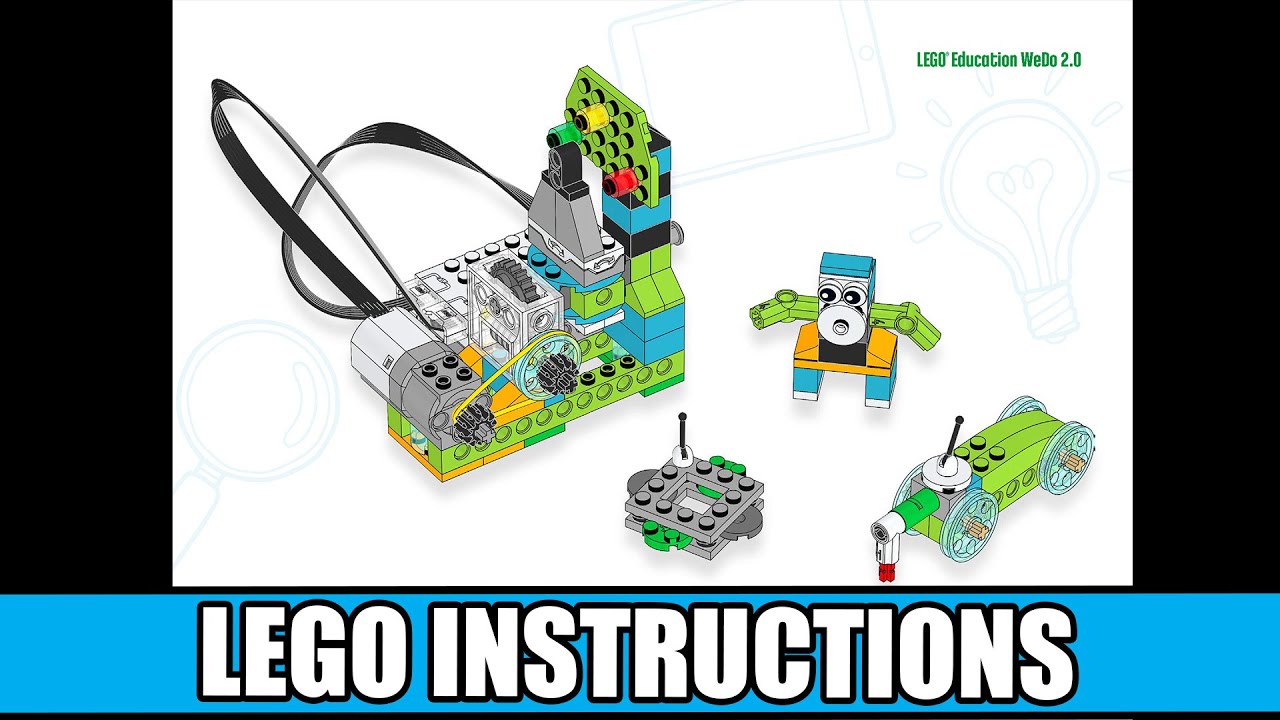 LEGO Instructions: How to Build LEGO Education WeDo 2.0 - Alarm Device   45300 (LEGO Education)
