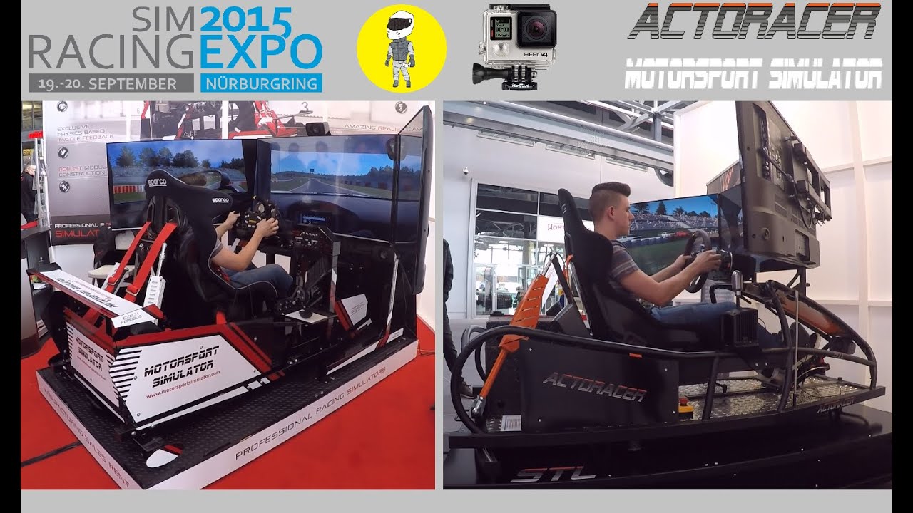 SimRacingExpo 2015 - Motion Seat's [Motorsport Simulator/Actoracer]